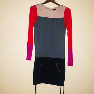 Ted Baker London colorblock dress size 0